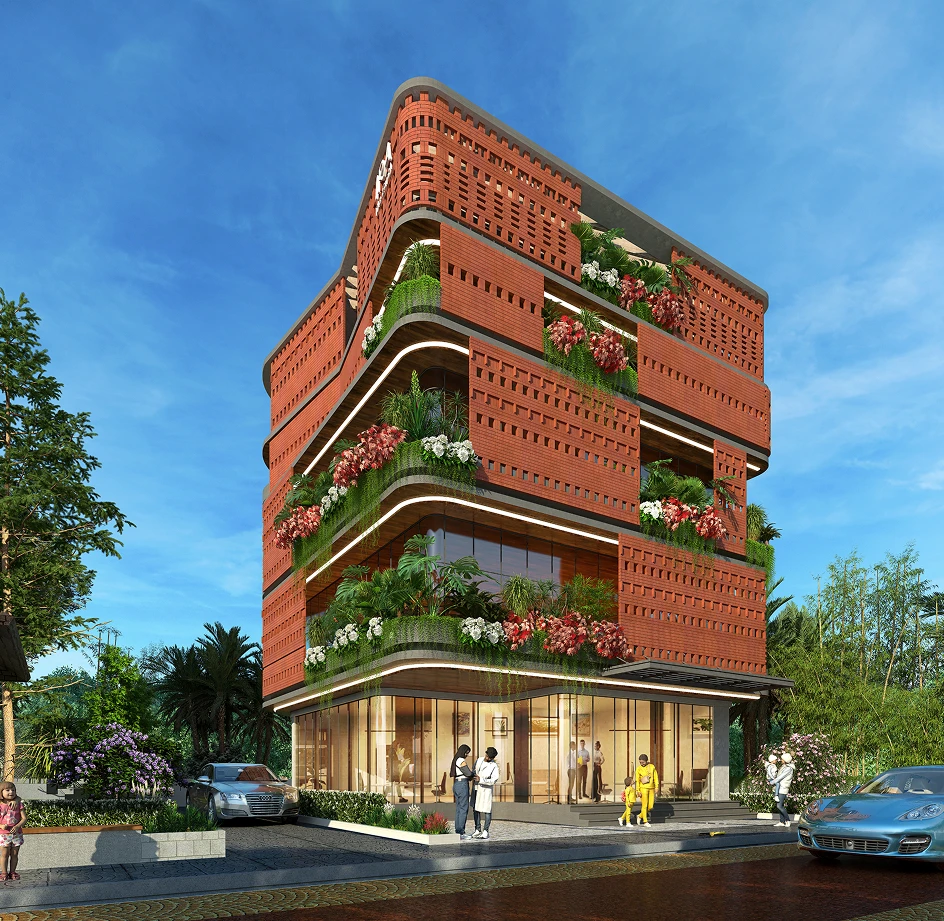 Beautifully landscaped gardens at Valby Ira gated community