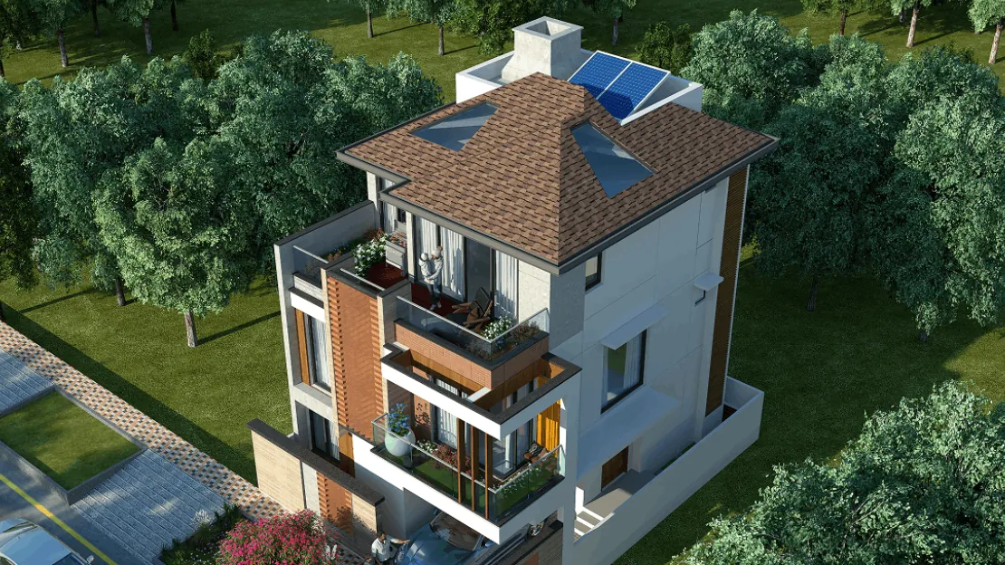 Current construction progress of villas at Valby Ira The Earth 2025