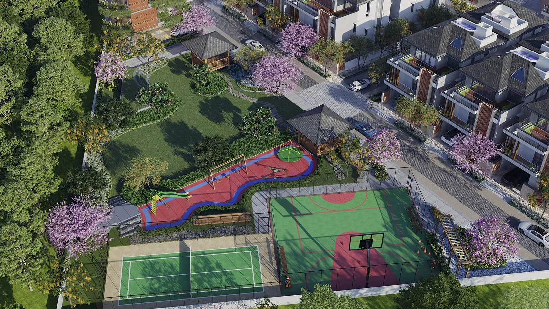 Modern modular kitchen with premium fittings in Valby Ira villa