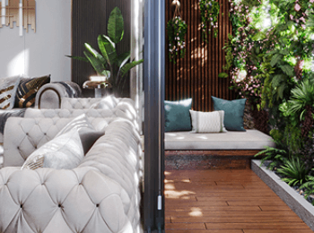 Human Wellness - Vertical scapes and terrace gardens for passive cooling and improved air quality